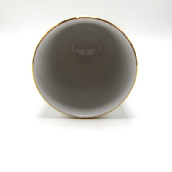 Vintage ceramic Kiddush wine cup - Judaica - Shabbat blessing "creates the vine" - Picture 6 of 7